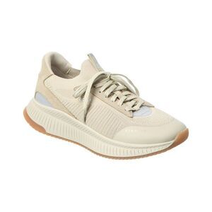 Hugo Boss Titanium Evo Leather Running Sneaker, Beige